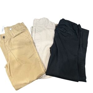 Place size 6 Kids Tan, Cream, and Black Pants Set
Selling all 3 pairs together